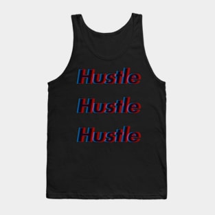 Glitchy 3x da Hustle Tank Top